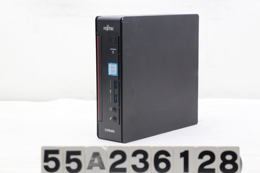 富士通 ESPRIMO Q556/R Core i3 7100T 3.4GHz/8GB/128GB(SSD)/RS232C/Win10 【55A236128】