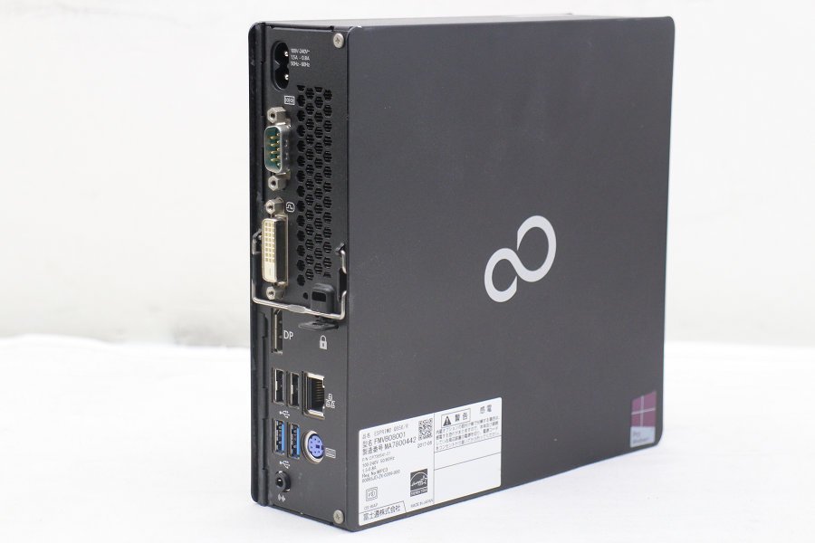 富士通 ESPRIMO Q556/R Core i3 7100T 3.4GHz/8GB/128GB(SSD)/RS232C/Win10 【55A235901】_画像2