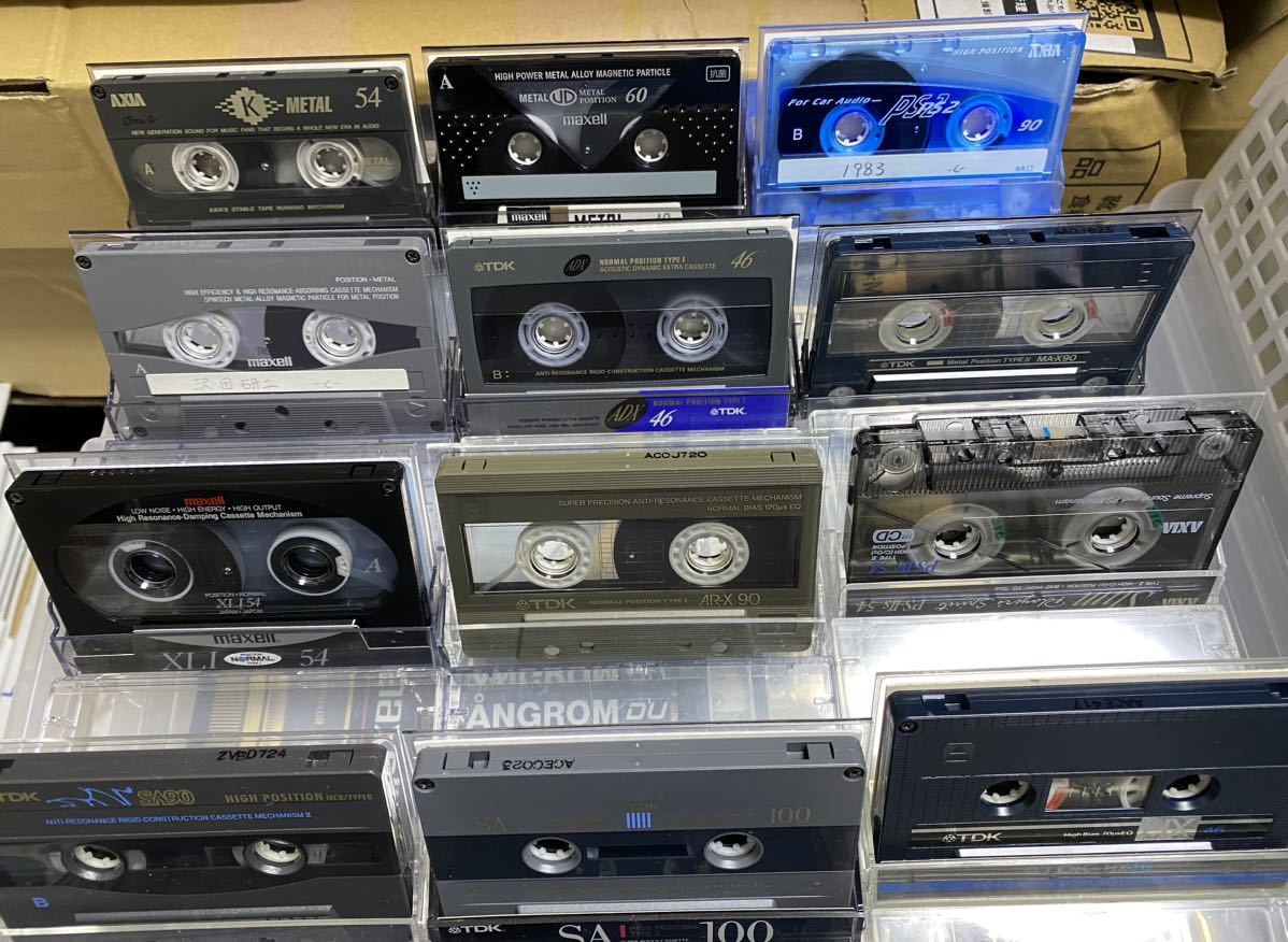 カセットテープ 中古品　TDK HX ナショナル オングロームDU など、色々　18本　ジャンク扱い返品不可品_画像2