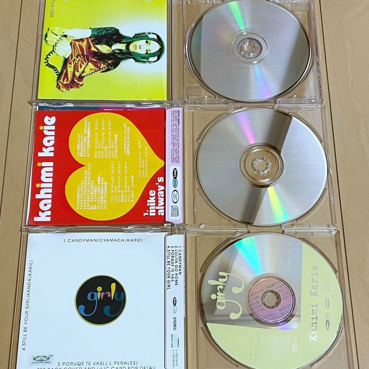 カヒミカリィ CD 4枚セット / mike always diary / girly / My First Karie / I am a kitten / Kahimi Karieの画像6