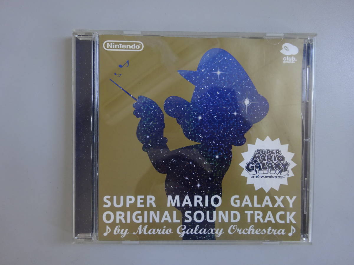 H4Eφ　SUPER MARIO GALAXY ORIGINAL SOUND TRACK　マリオ　CD　任天堂　Nintendo_画像1