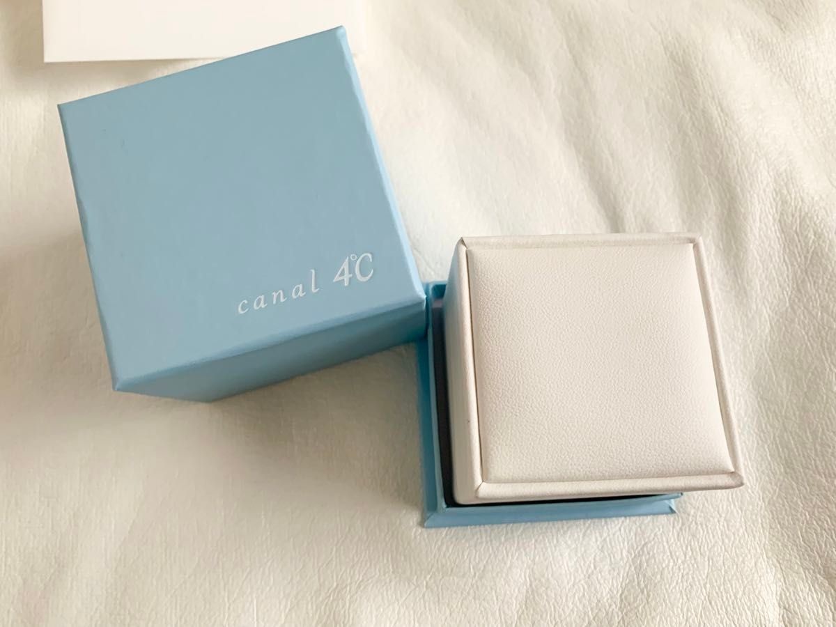 美品】canal 4℃ カナル4℃ ペアリング 指輪 K10 お揃い 美品】canal 4℃ カナル4℃ ペアリング 指輪 K10 お揃い