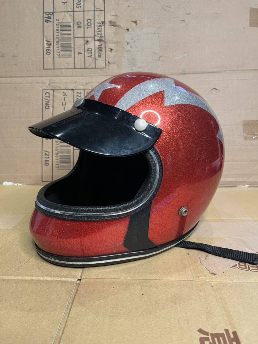 ビンテージ ヘルメット フルフェイス LSI-4170 サンダーボルト スター BELL MOTO STAR オーシャンビートル Arai ジェット BUCO SIMPSON_画像1