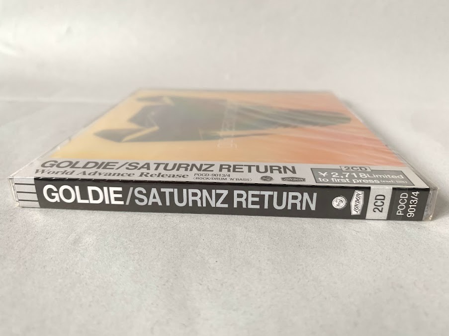 未開封 見本品 ゴールディー GOLDIE サターンズ・リターン SATURNZ RETURN 2枚組 プロモ盤_画像2