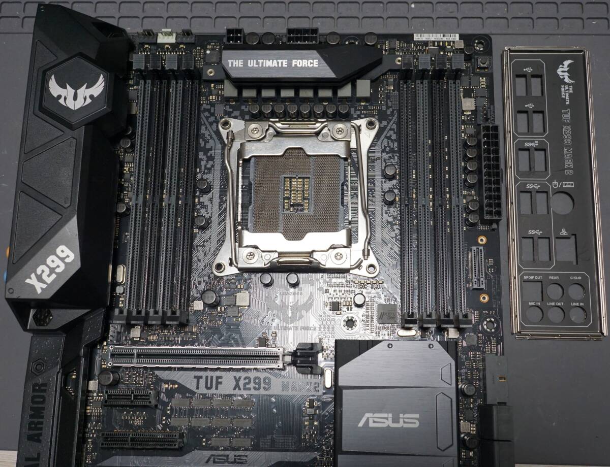 【動作確認済】ASUS TUF X299 MARK2 LGA2066 IOパネル付属の画像1