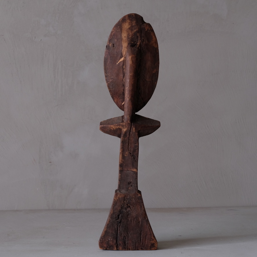 02849 アフリカ ガーナ アシャンティ族 アクワバ人形 / 木像 木彫 アート プリミティブ 古道具_画像4
