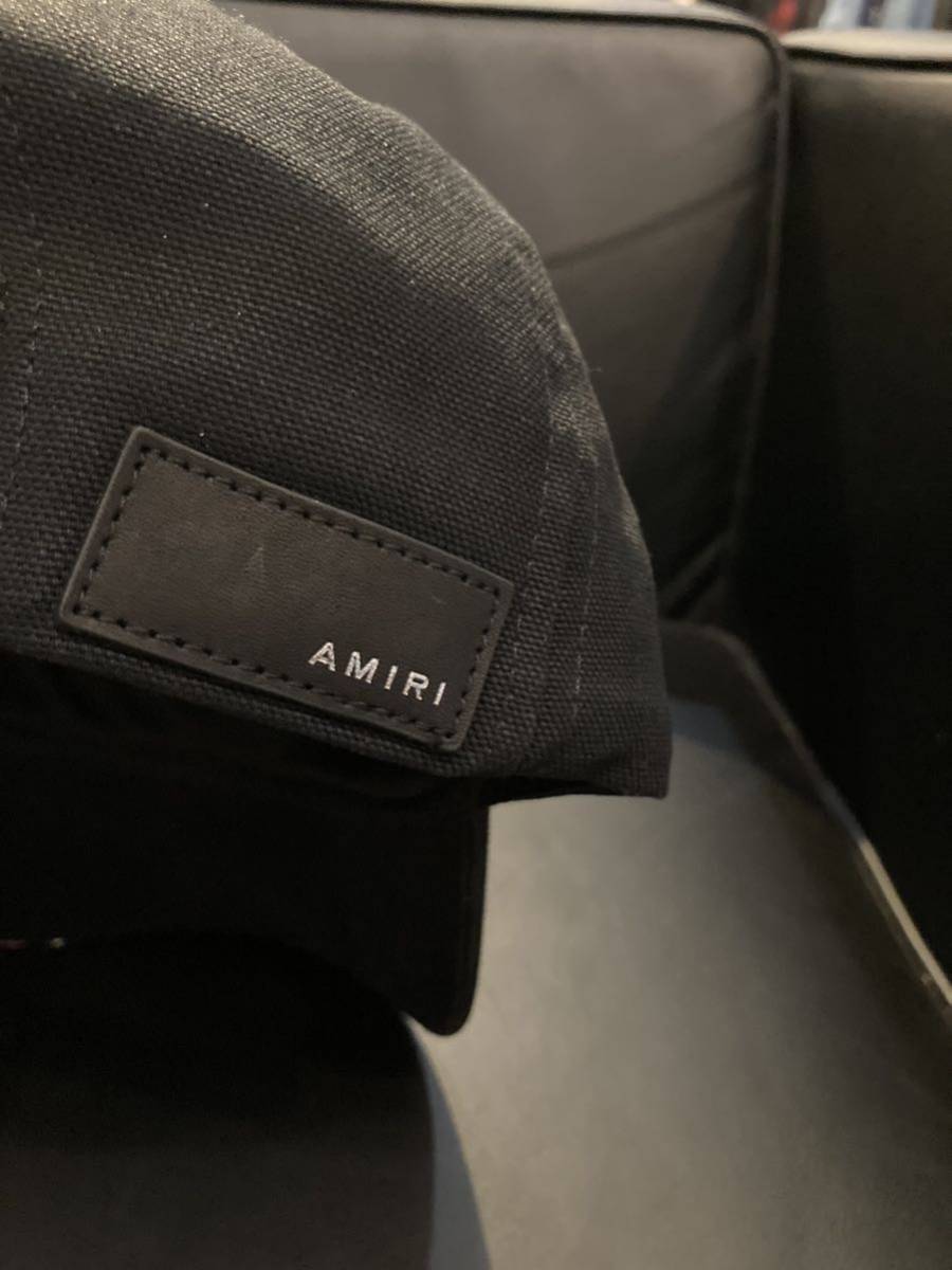 AMIRI アミリ 新品 MA FULL CANVAS HAT ロゴキャップの画像4