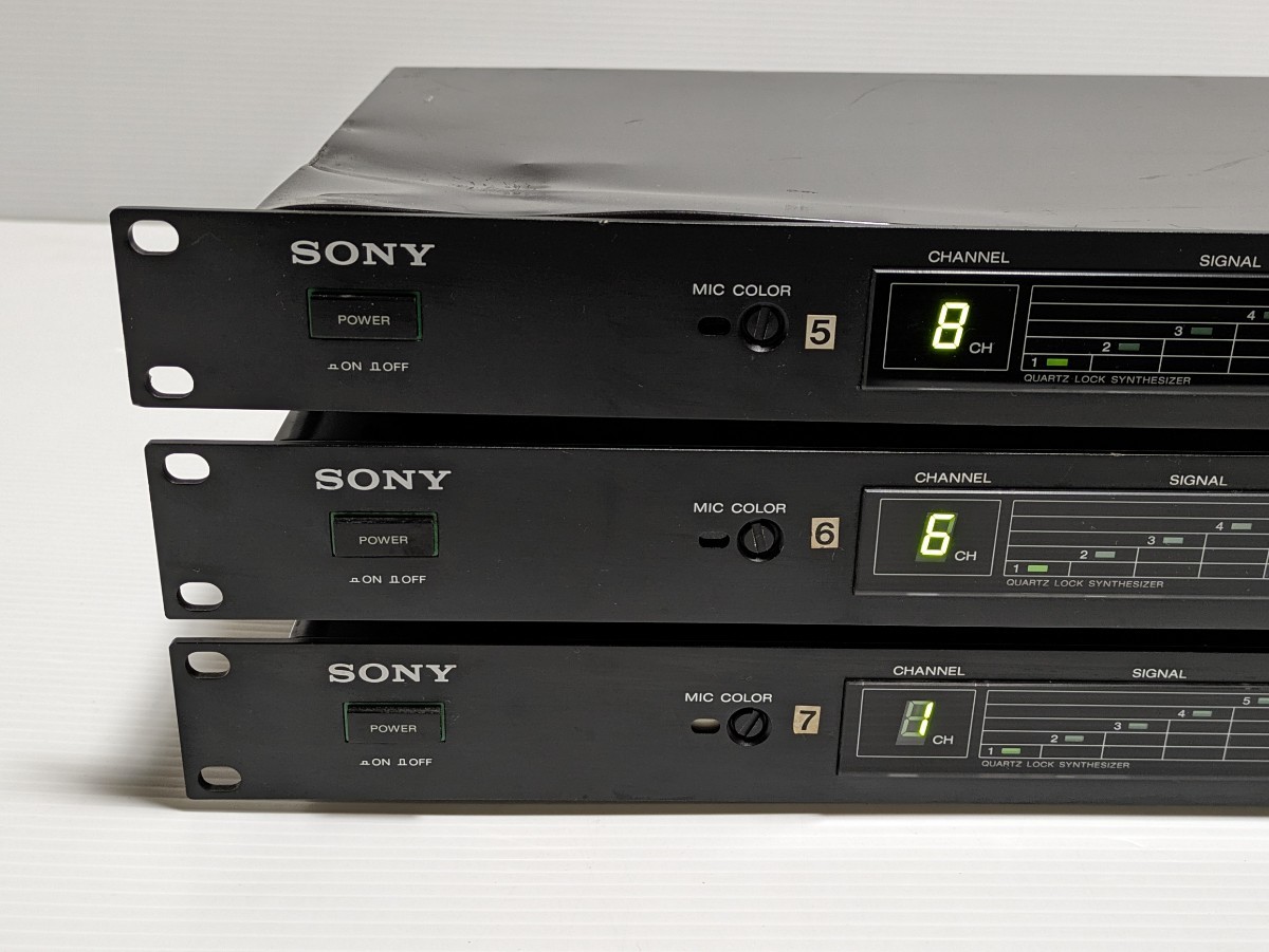 SONY WCS-P240R ソニー ワイヤレスレシーバー 日本製品　合計3個_画像2