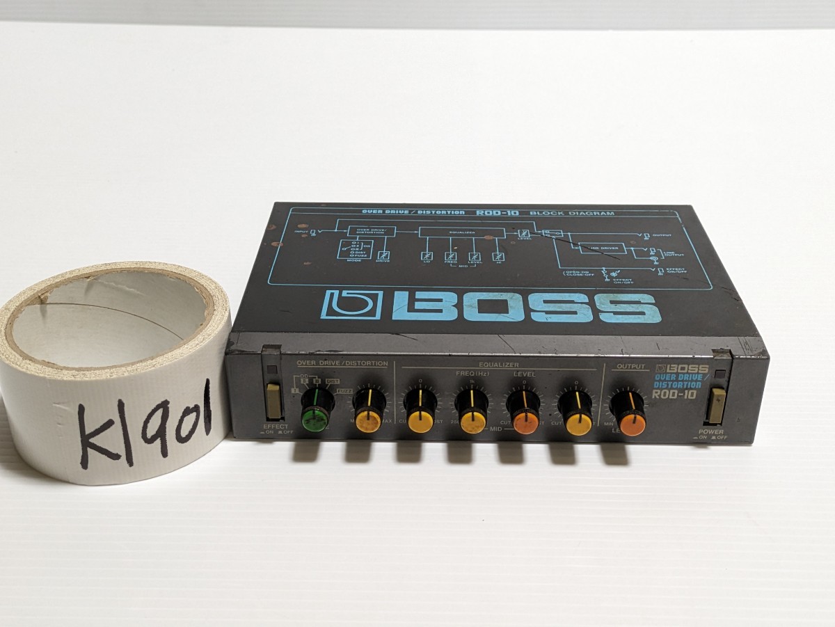 BOSS ボス ROD-10 ハーフラック オーバードライブ ディストーション 日本製品_画像1