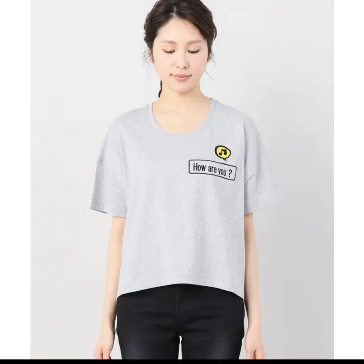 ベーセーストック　半袖Tシャツ　グレー　ワンポイント