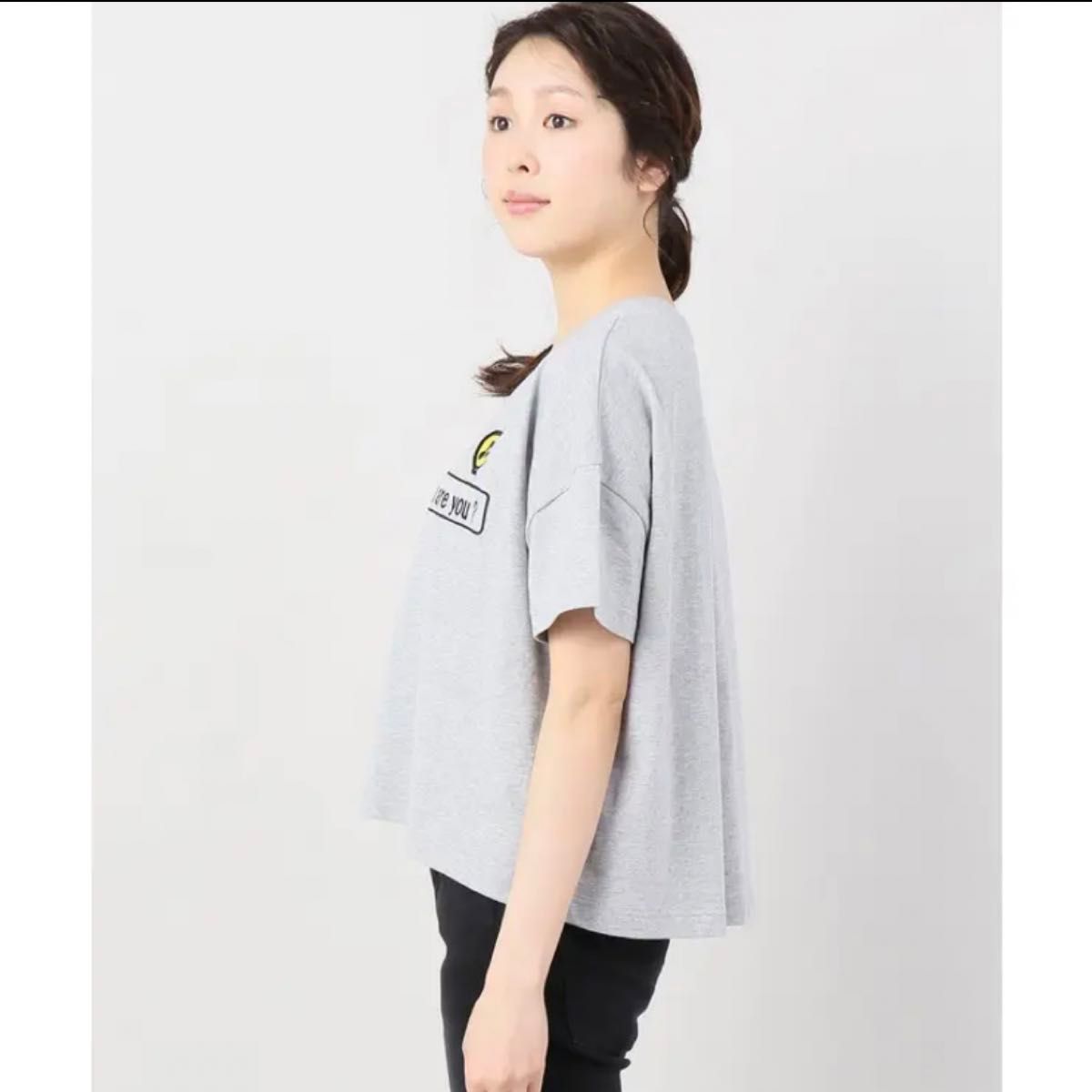 ベーセーストック　半袖Tシャツ　グレー　ワンポイント