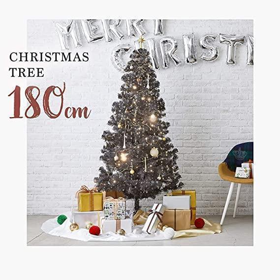 【送料無料】クリスマスツリー 180cm ヌードツリー ブラック 北欧　組立 収納便利 組立簡単 高密度 キャプテンスタッグ_画像5