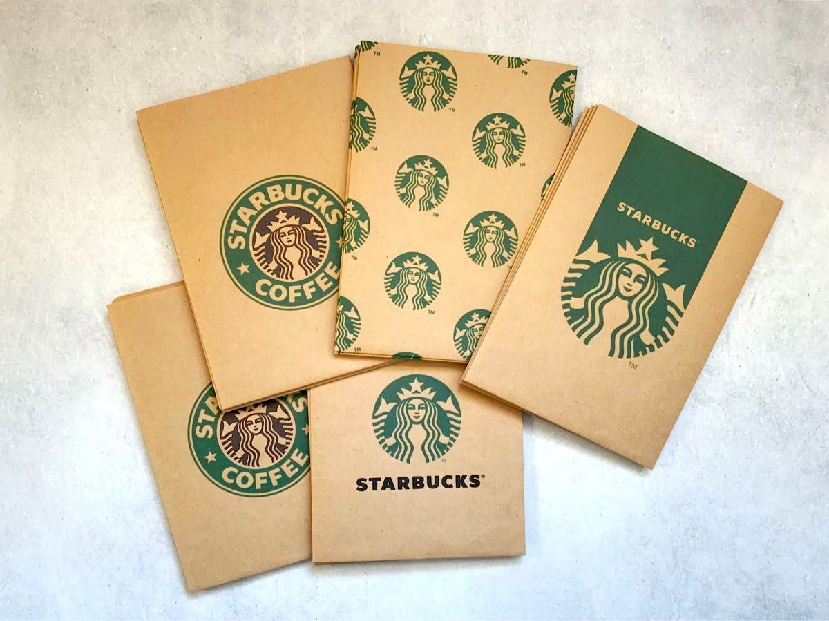 平袋 Starbucks - kraft 20PCS｜Yahoo!フリマ（旧PayPayフリマ）