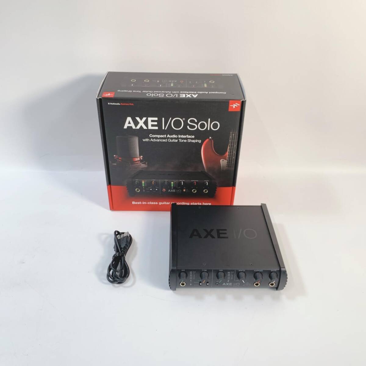 IK Multimedia AXE I/O Solo オーディオインターフェイス z-tone インピーダンス 2イン / 3アウト_画像1