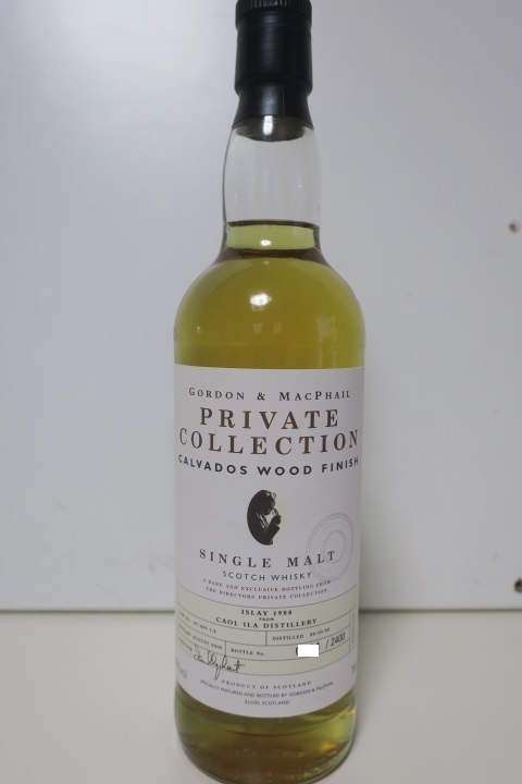 【古酒】カリラ（Caol ila）1988y-2000y・Private Collection Calvados Wood Finish - ゴードン&マクファイル（Gordon & MacPhail） ★_画像2