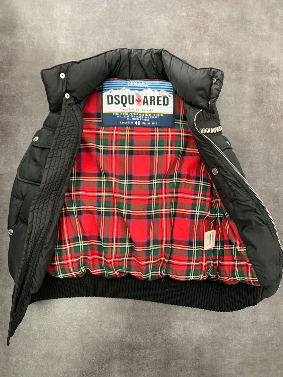 ディースクエアードDSQUARED2 ダウンベスト ブラック 46