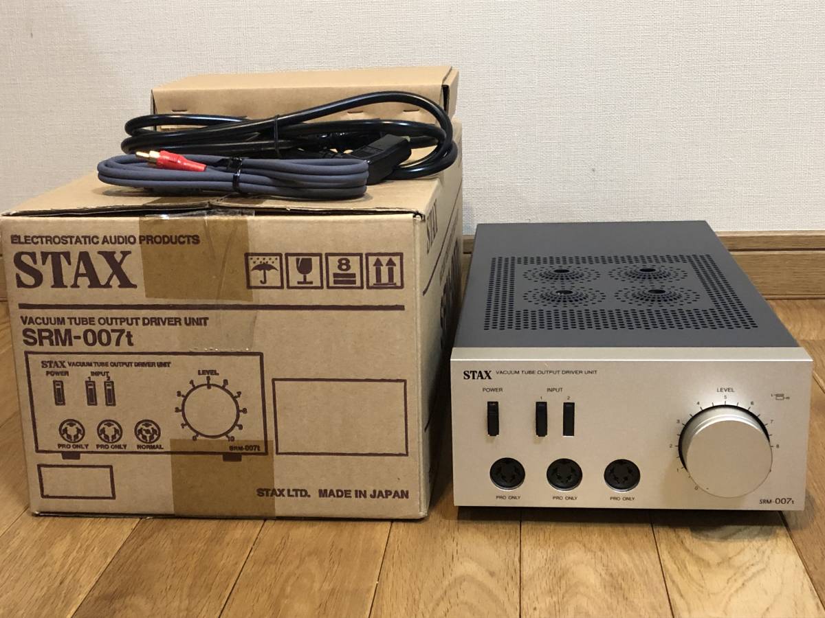 即決/送無 STAX スタックス SRM-007t 最上位機 真空管/半導体 即決/送無 STAX スタックス SRM-007t 最上位機 真空管/半導体