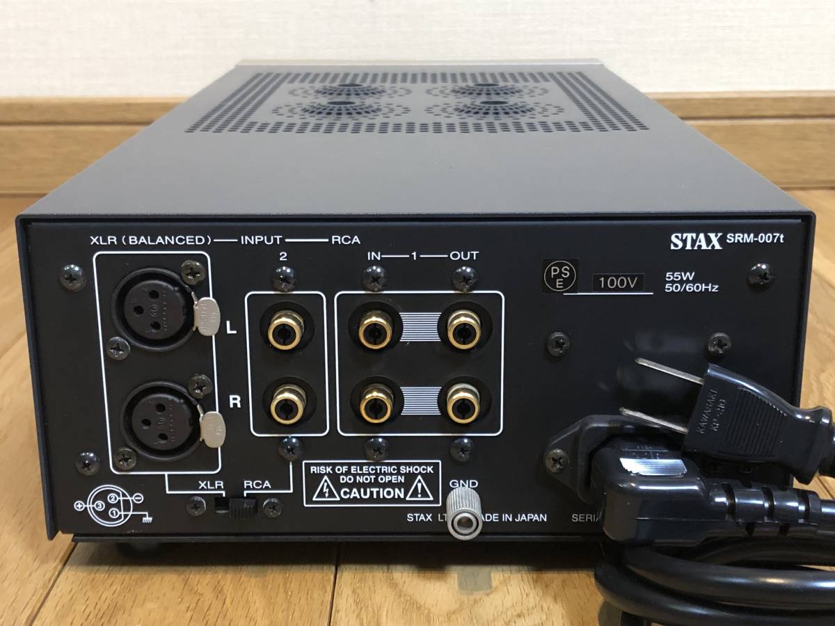 即決/送無 STAX スタックス SRM-007t 最上位機 真空管/半導体 即決/送無 STAX スタックス SRM-007t 最上位機 真空管/半導体