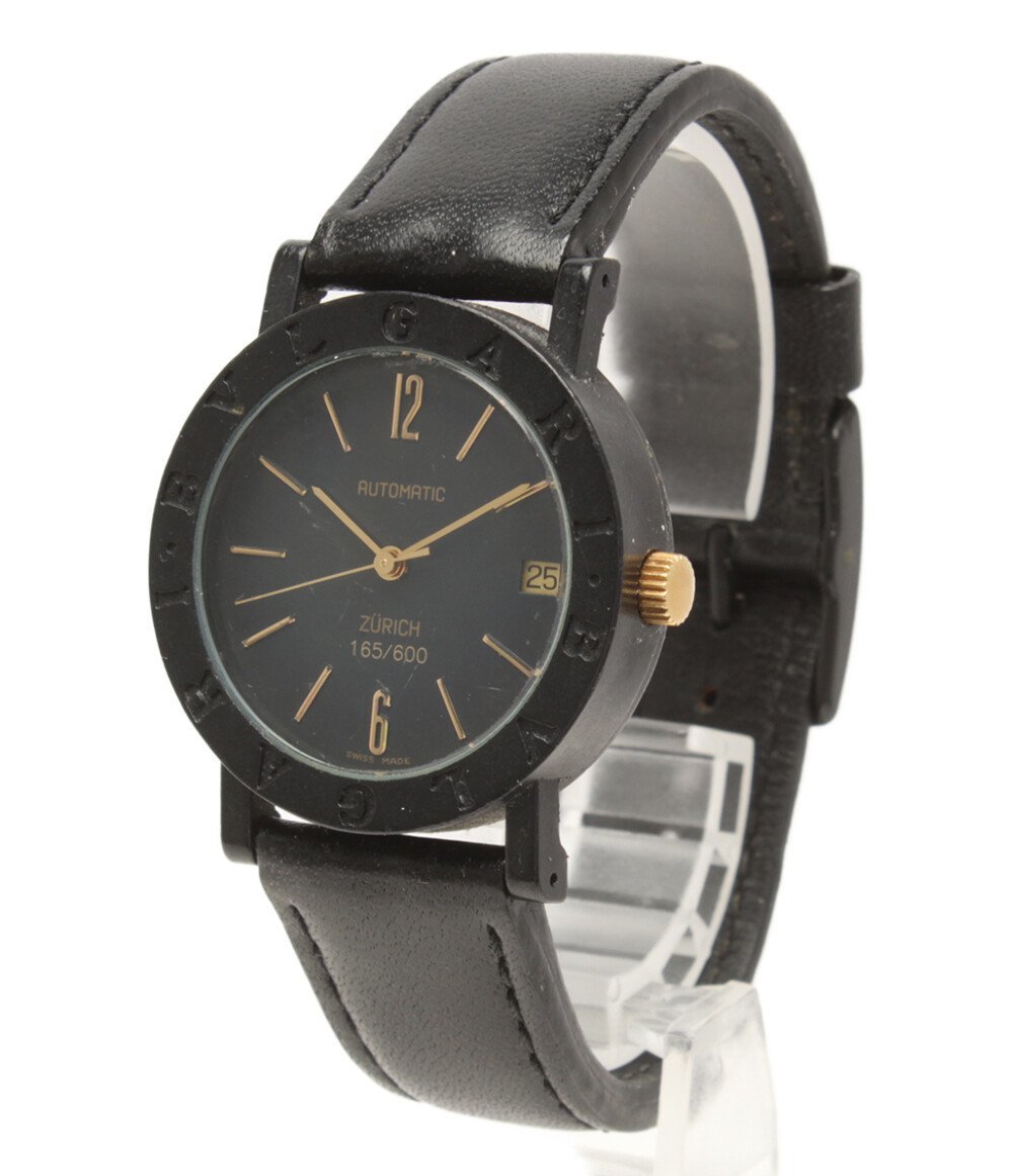  BVLGARY wristwatch bb33vld BVLGARY BVLGARY self-winding watch black lady's Bvlgari [0502]