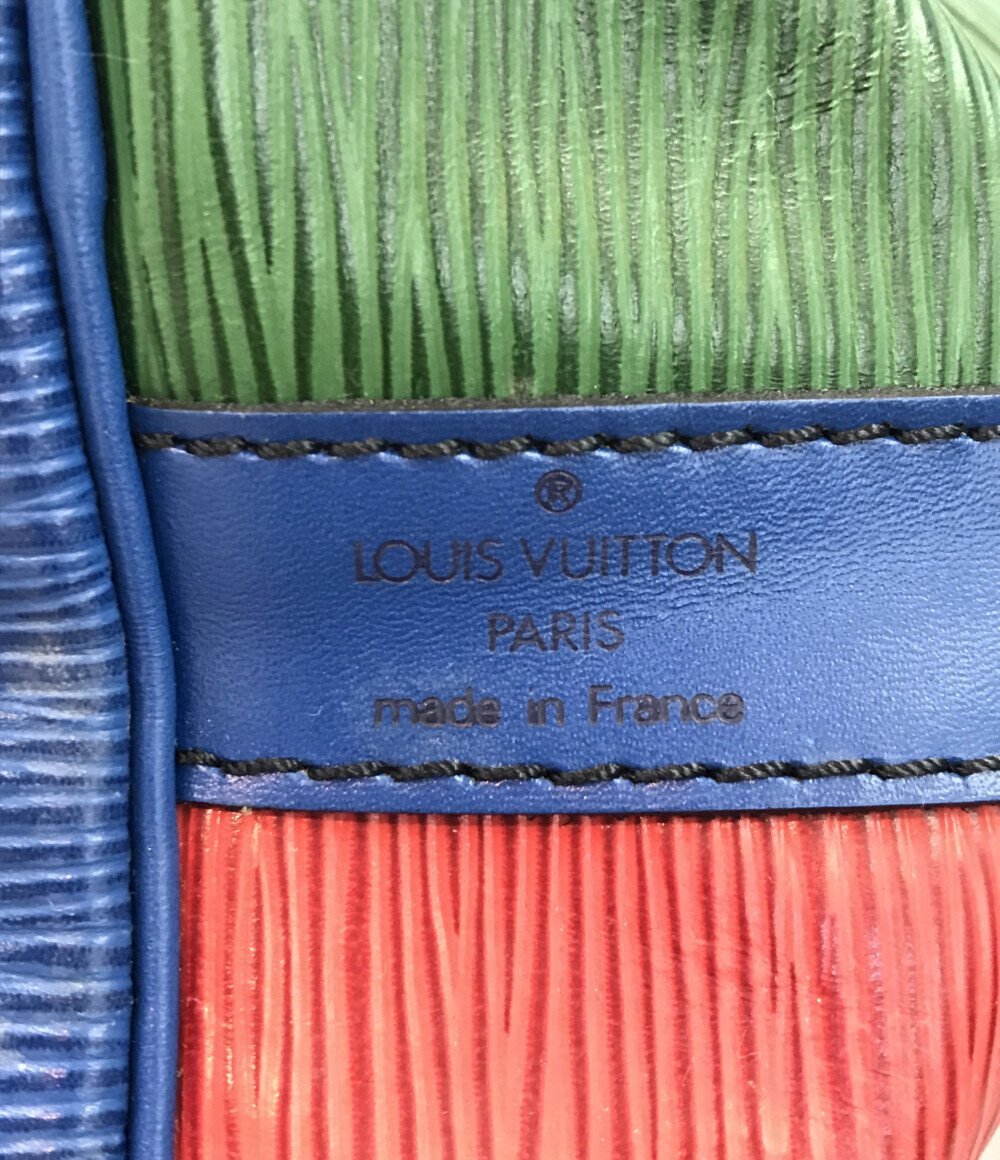 ルイヴィトン 巾着ショルダーバッグ 肩掛け プチノエ トリコロール M40678 エピ レディース Louis Vuitton_画像4