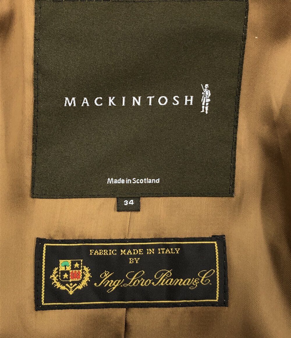 ダブルウールコート レディース 34 XS以下 MACKINTOSH×LoroPiana [0502]_画像3