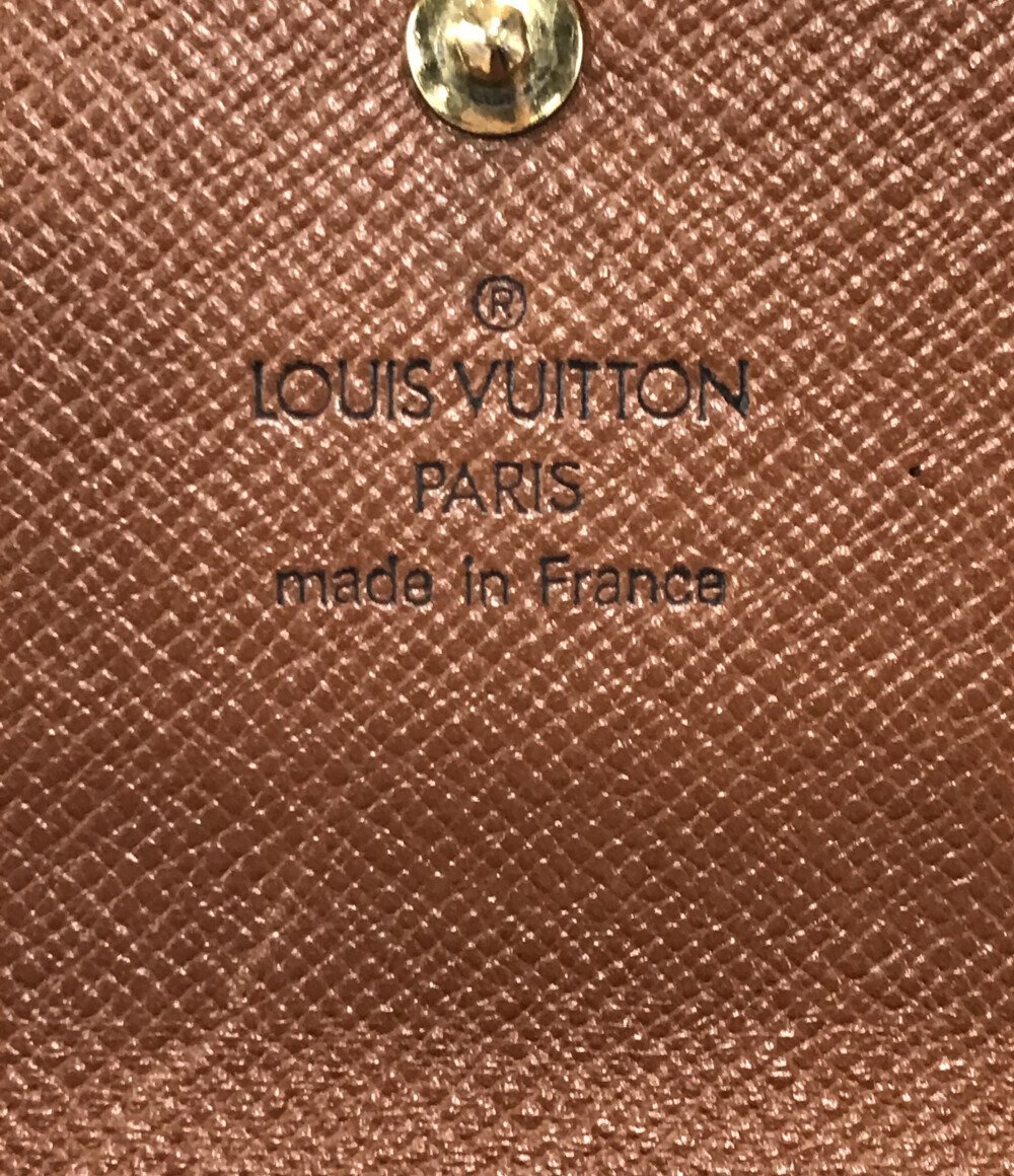 ルイヴィトン 三つ折り財布 ポルトモネ ビエ カルトクレディ M61652 モノグラム メンズ Louis Vuitton [0502]_画像4