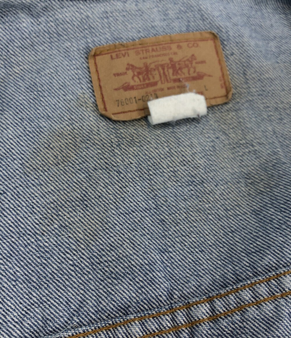 リーバイス デニムジャケット レディース L L LEVI’S [0502]_画像6