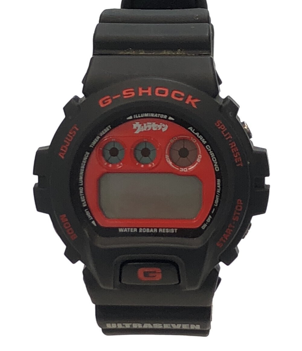 訳あり カシオ 腕時計 ウルトラマンシリーズ45周年記念ウルトラセブンコラボ DW-6900F G-SHOCK クオーツ_画像1