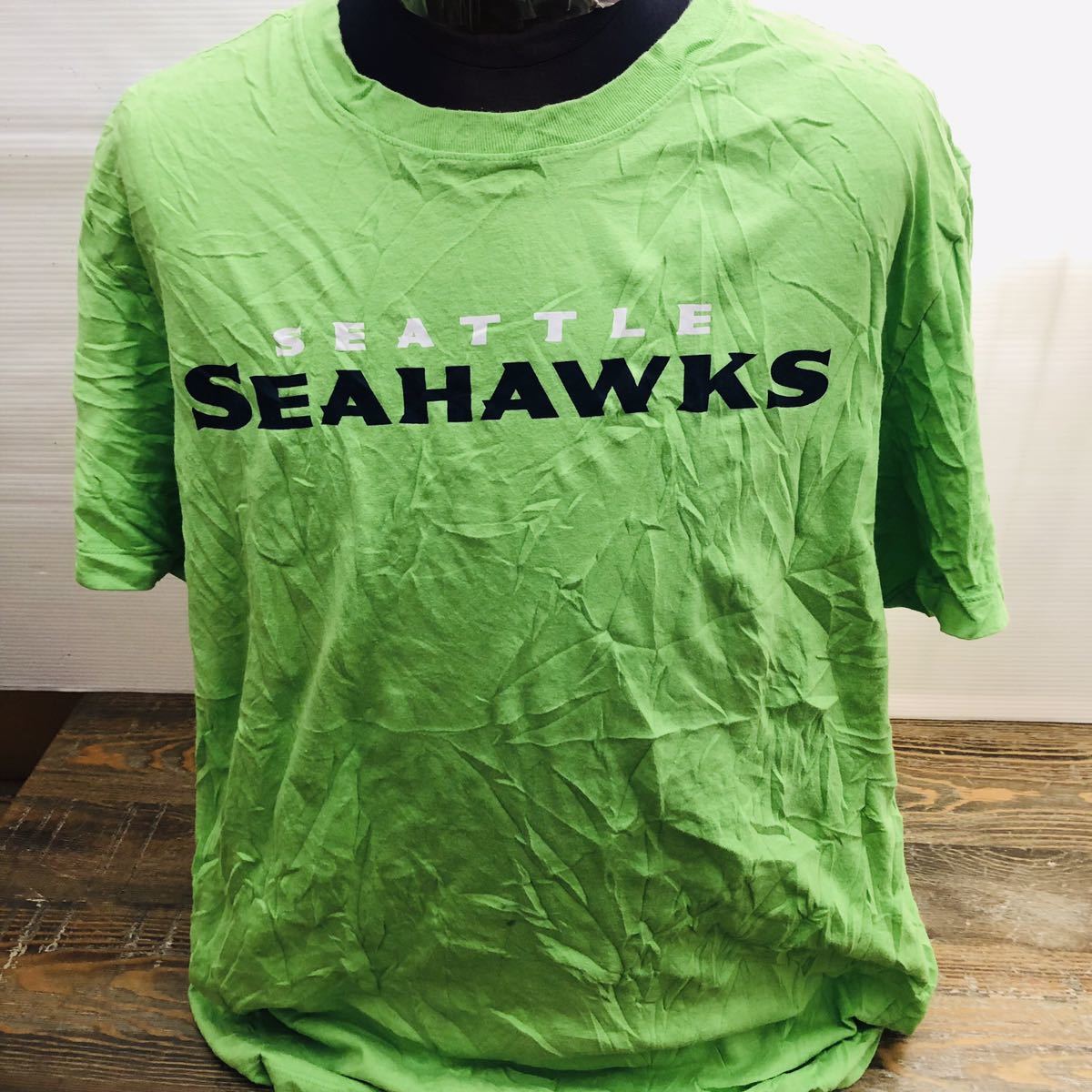ビッグサイズ　ナイキ　NIKE XL NFL シアトル　シーホークス　プリントTシャツ　グリーン