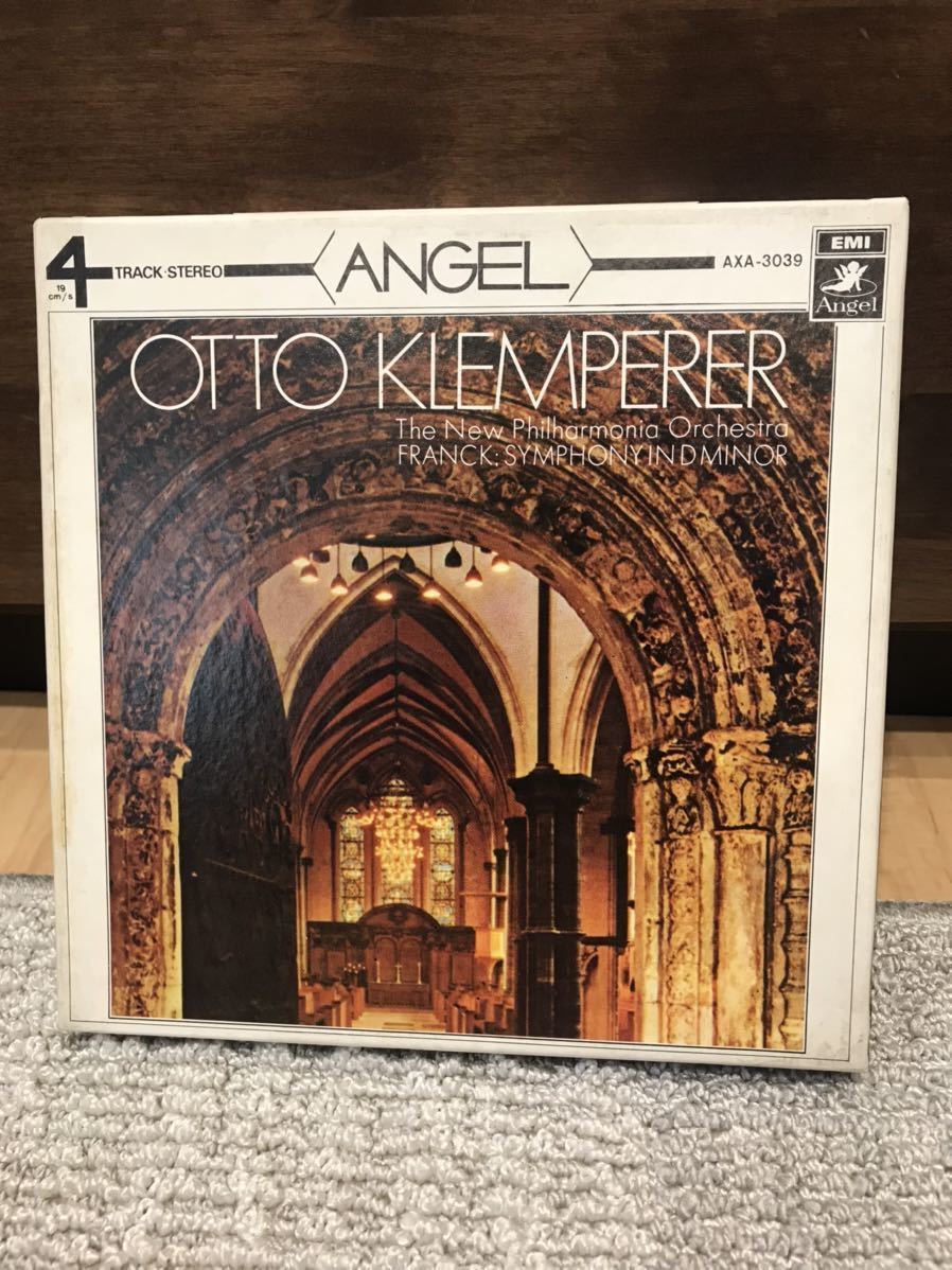 7号オープンリールテープ “OTTO KLEMPERER” FRANCK SYMPHONY IN D MINOR (AXA-3039)の画像1