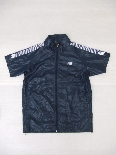 [ bargain ]* short sleeves sport wear 2 point set *①MIZUNO/ T-shirt /S ②new balance/ windbreaker /M