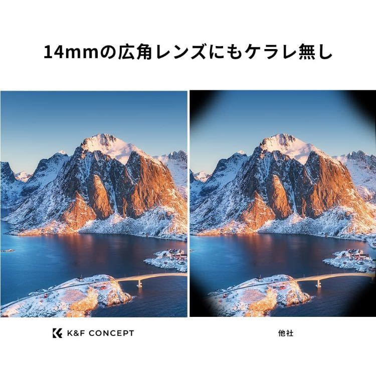 NANO-Xシリーズ K&F Concept 72mm レンズ保護フィルター_画像7