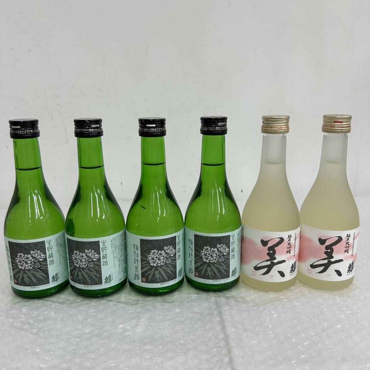 J033(3305)-626【愛知県のみ発送、同梱不可】お酒 日本酒 6本まとめ 約3.3kg 蓬菜泉 ほうらいせん 4本 純米大吟醸 美 2本_画像1