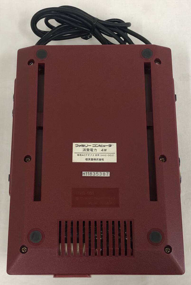 LA015309(032)-329/OY0【名古屋】Nintendo ニンテンドー ファミリーコンピュータ HVC-001 ゲーム機 / ソフト 12点_画像5