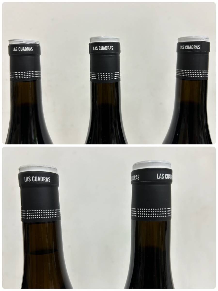 J024(7020)-623【同梱不可】お酒 果実酒 5本まとめ 約7kg LAS CUADRAS VIOGNIER&MUSCAT 2016 1本 LAS CUADRAS TEMPRANILLO&GARNACHA 4本_画像7