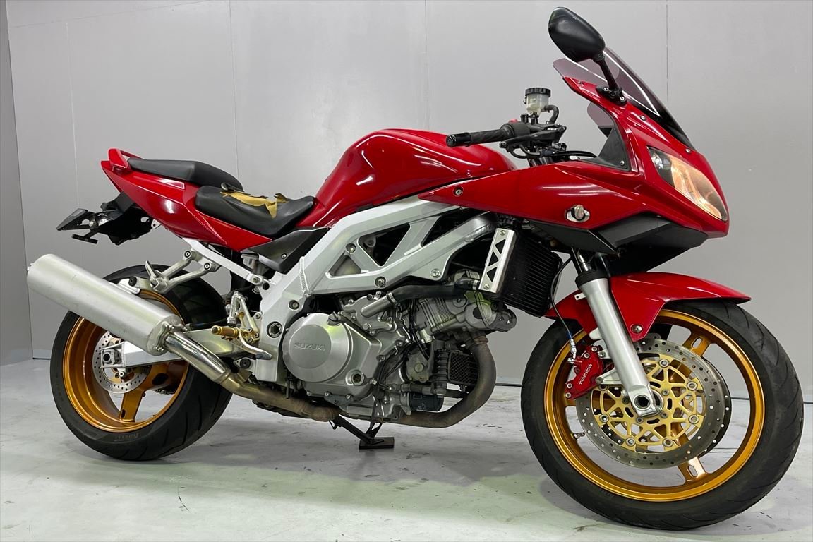 SV1000S 売り切り！１円スタート！☆始動動画有☆エンジン好調！VT54A 2003年モデル！カスタム車！全国配送！福岡佐賀_画像1