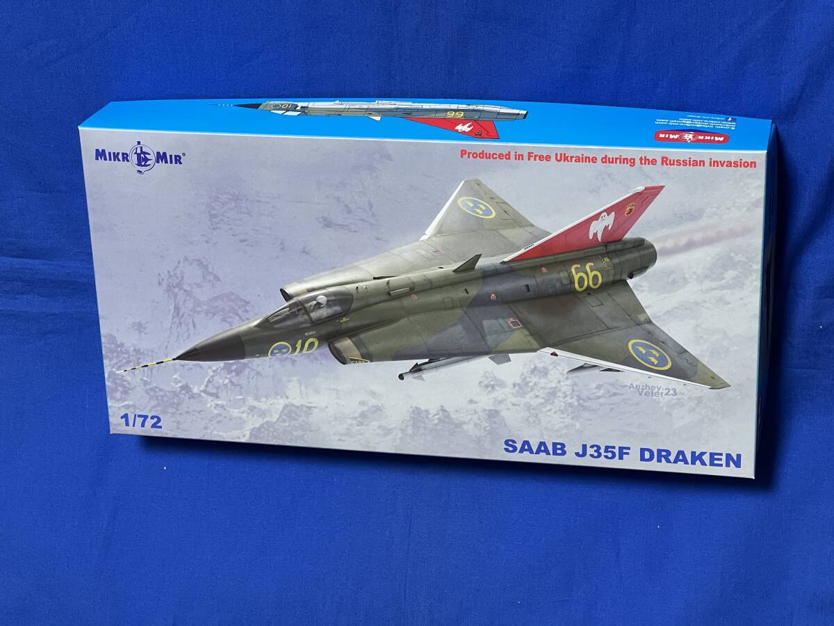 1/72 SAAB J35F Draken fighter-interceptor 1:72 Mikromir 72-027_画像1