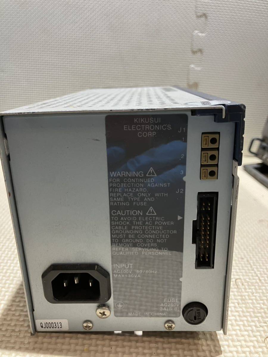 PMC18-2A KIKUSUI 0~18V 2A 菊水 REGULATED DC POWER SUPPLY 直流安定化電源 B80_画像4