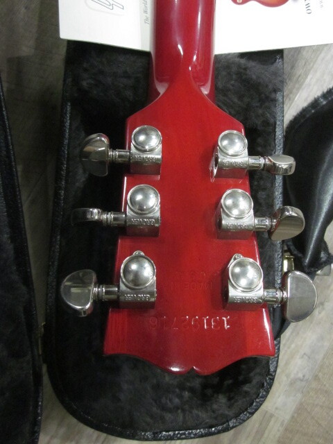 Gibson ES-335 DOT Cherry 2012年製 Gibson Custom Shop カスタムショップ チェリーレッド うっすらフィギャード ドットポジションマーク_画像10