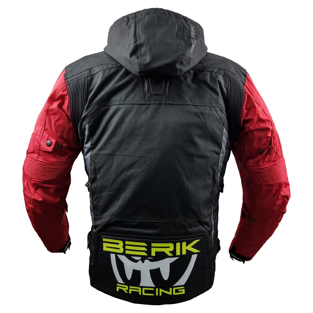 サンプル品 BERIK ベリック ナイロンジャケット 3330 RED 54 2XLサイズ 秋冬 バイクウェア 【バイク用品】_画像4