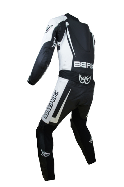 MFJ公認モデル BERIK ベリック 牛革 レーシングスーツ WHITE 52 サイズ XL相当 サンプル 希少サイズ 訳有　_画像4