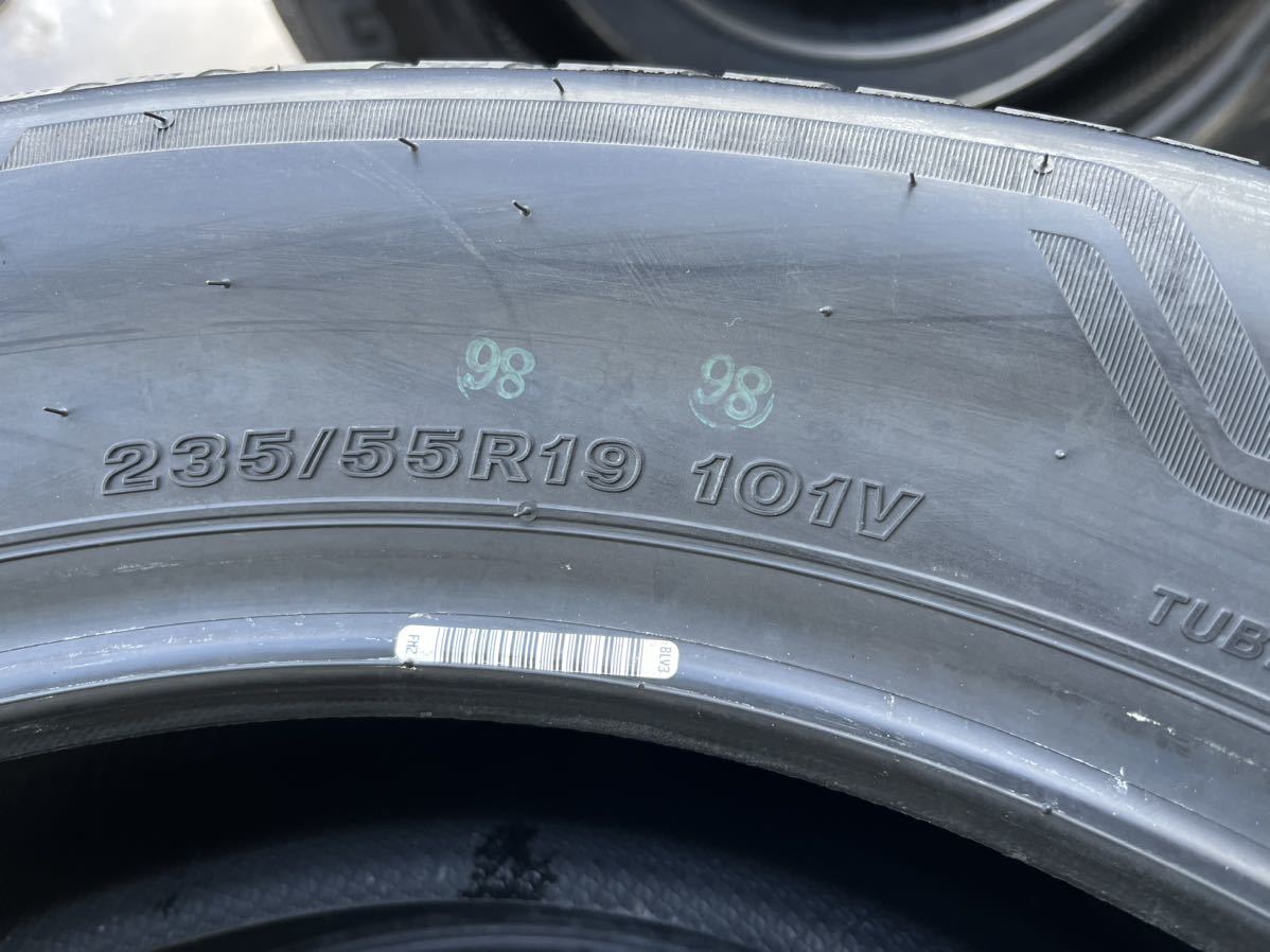 新品同様 235/55R19 2022年製 BRIDGESTONE ALENZA SPORT A/S 夏タイヤ 4本セット_画像6