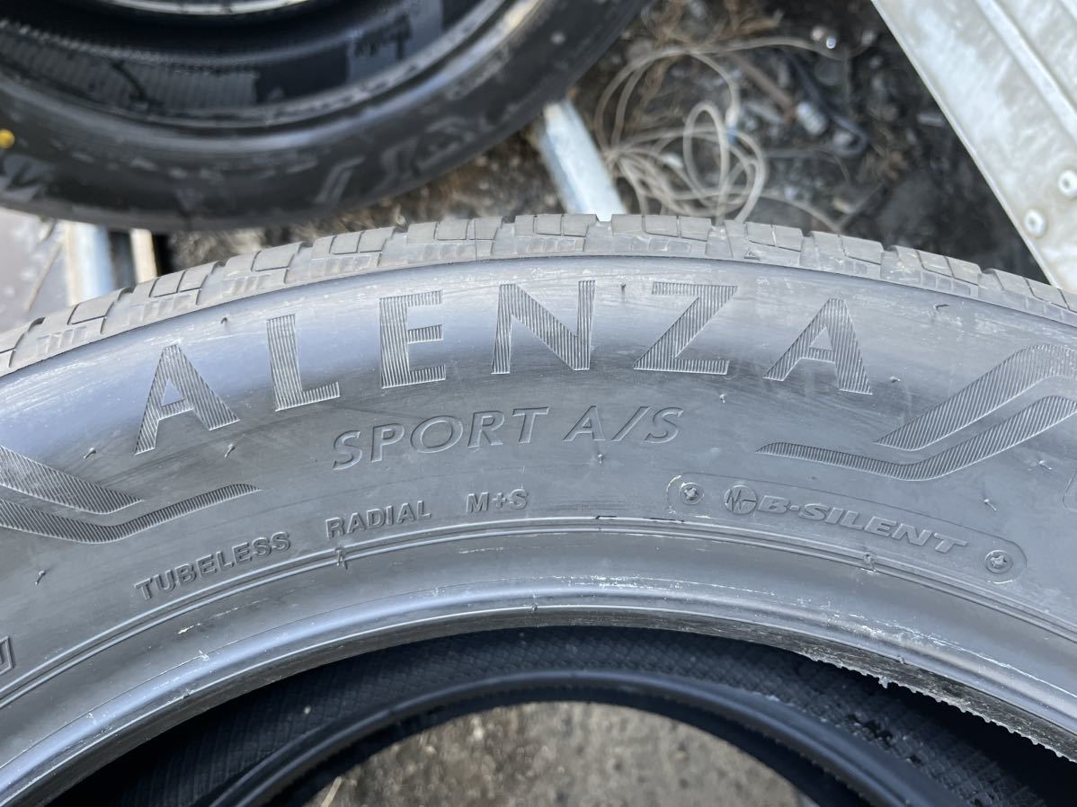 新品同様 235/55R19 2022年製 BRIDGESTONE ALENZA SPORT A/S 夏タイヤ 4本セット_画像9