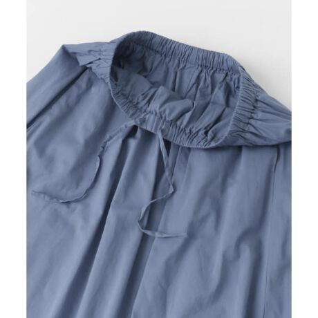 URBAN RESEARCH DOORS アーバンリサーチ 23SS コットンボイルギャザースカート 膨らみすぎないため甘さを抑えた印象 ポケット付 BLUE M_画像7