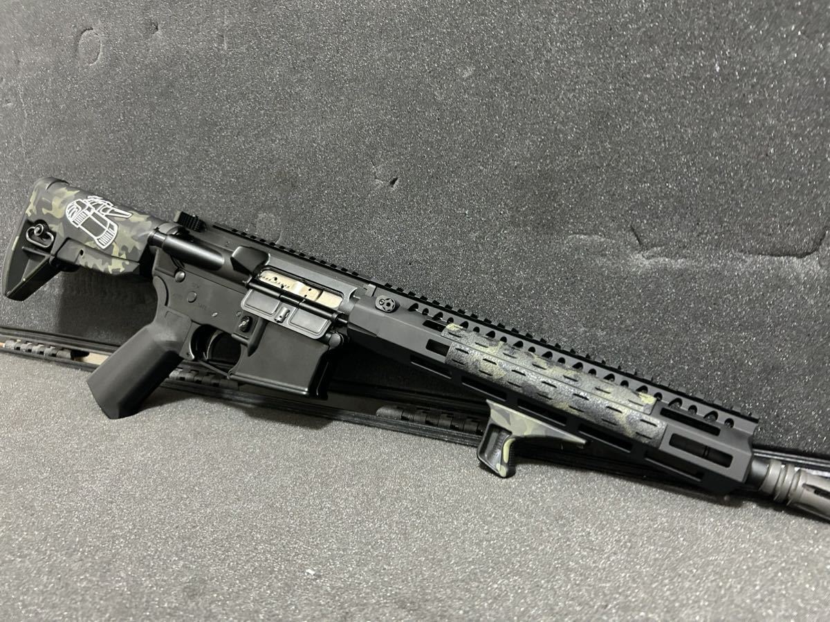 実物コンプリート 排莢式CO2ガスガン RARE ARMS AR15 BCM MCBK仕様 MCMR10 7075鍛造レシーバー (GHK VFC WA 東京マルイ TOP PTW M4 莓屋_画像2