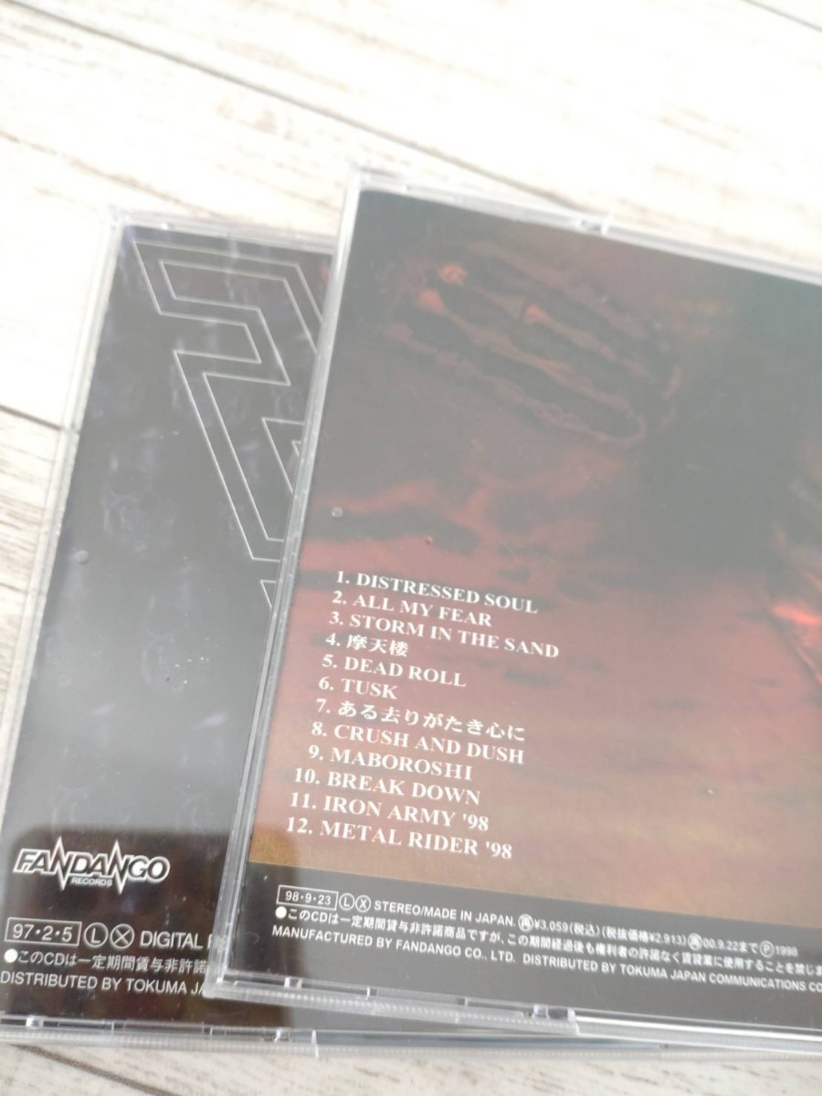 【帯付きCD】SABER TIGERサーベルタイガー アルバムCD2枚セット「PARAGRAPH3」「プロジェクト・ワン」ジャパニーズメタル_画像4