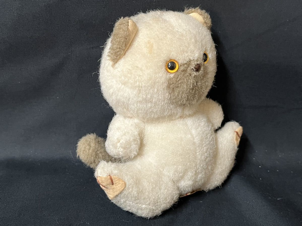 昭和 レトロ 当時物 Sanrio サンリオ ぬいぐるみ 犬？ 猫？ たぬき？ 日本製 希少 レア K-0227-03 の画像6