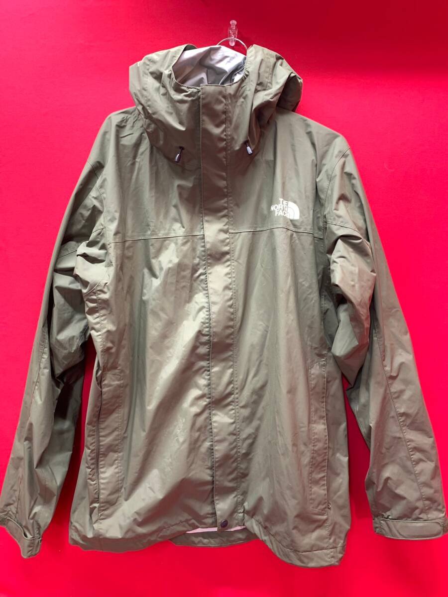 THE NORTH FACE ザ・ノースフェイス M ハイベントレインテックス NP11816 マウンテンパーカー レインウェア 登山 アウトドア オリーブ　_画像1