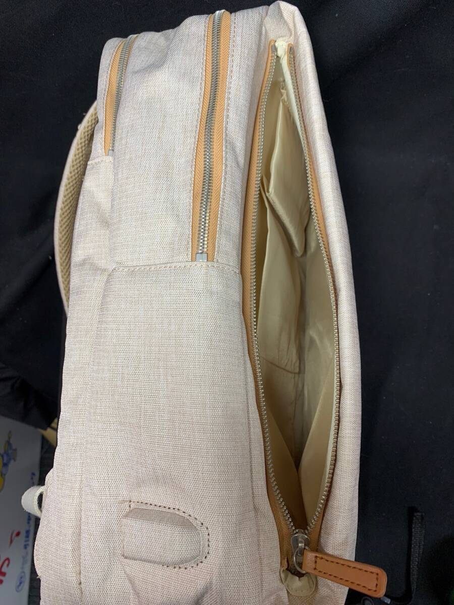 NORDACE Siena 軽量デイリーバックパック リュックサック ベージュ 鞄 バッグ 通勤 通学 旅行 ビジネス M-0229-6の画像7