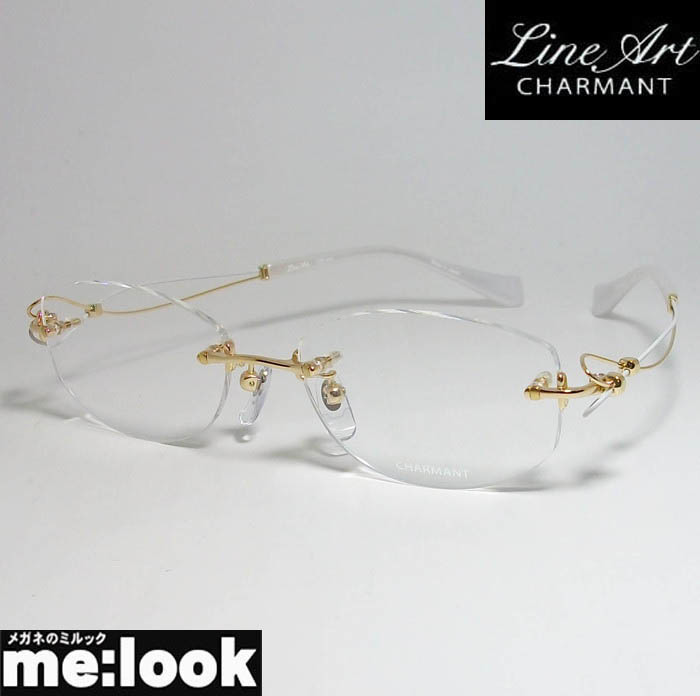 Line Art ラインアート 眼鏡 メガネ フレーム 最高のかけ心地 形状記憶 XL1463-GP-51 度付可 ゴールド_画像1